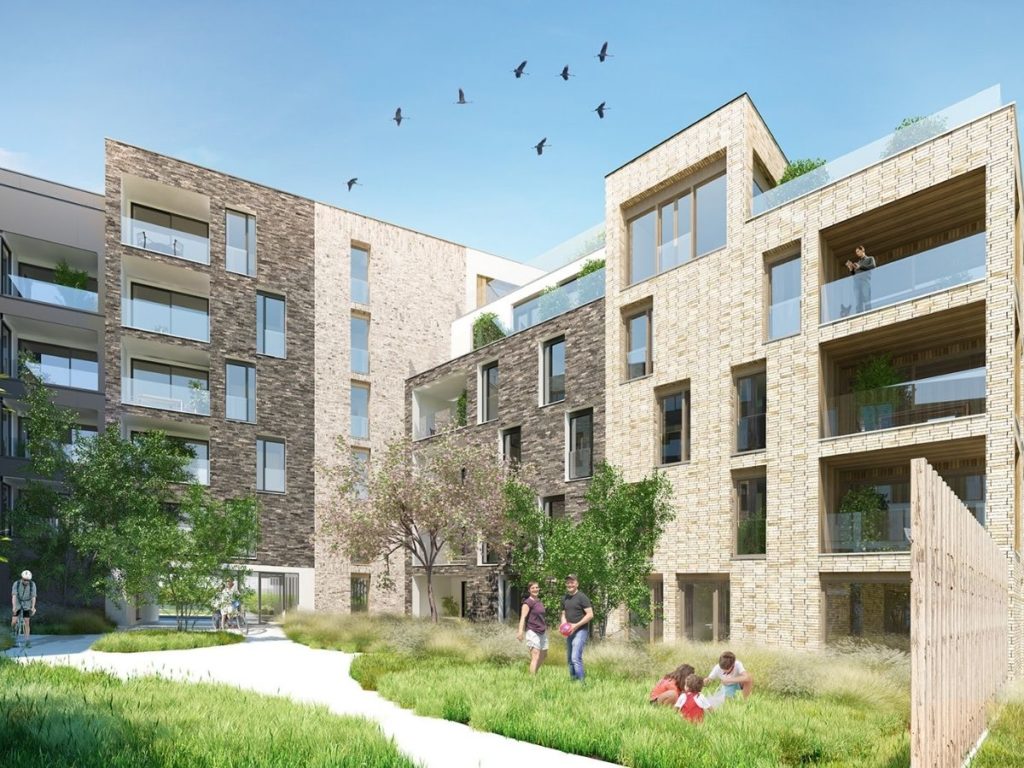 binnentuin verharding op het dak