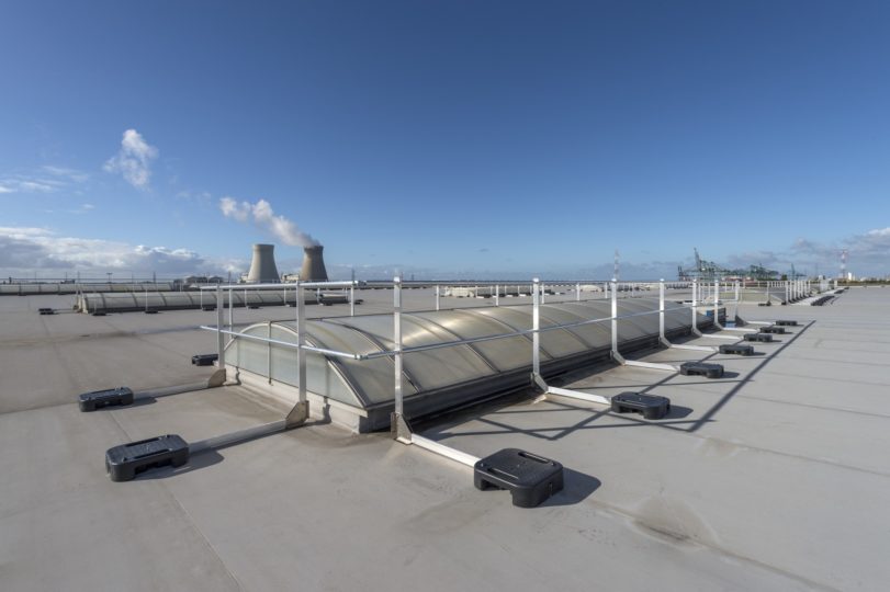dakhekwerk als valbeveiliging op plat dak