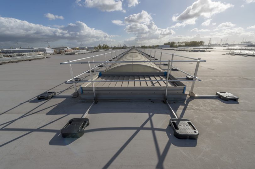 dakhekwerk als valbeveiliging op plat dak