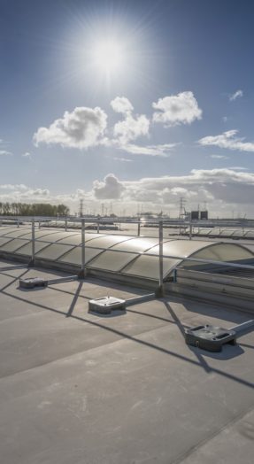 dakhekwerk als valbeveiliging op plat dak