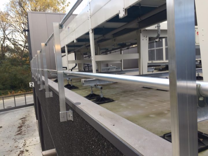 dakhekwerk als valbeveiliging op plat dak