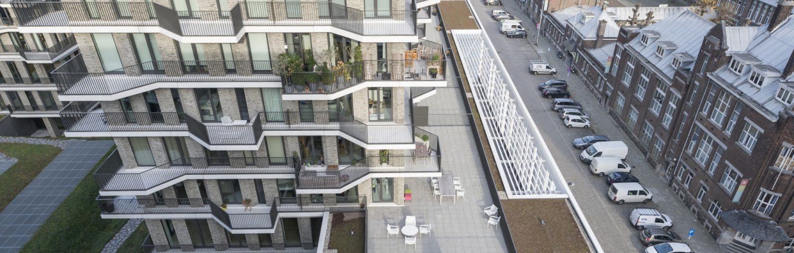 extensief groendak op plat dak
