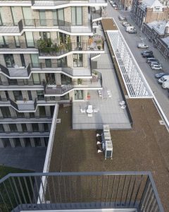 extensief groendak op plat dak