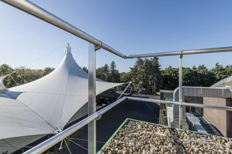 dakhekwerk als valbeveiliging op plat dak