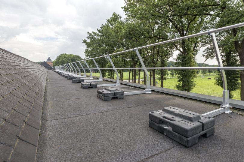 dakhekwerk als valbeveiliging op plat dak