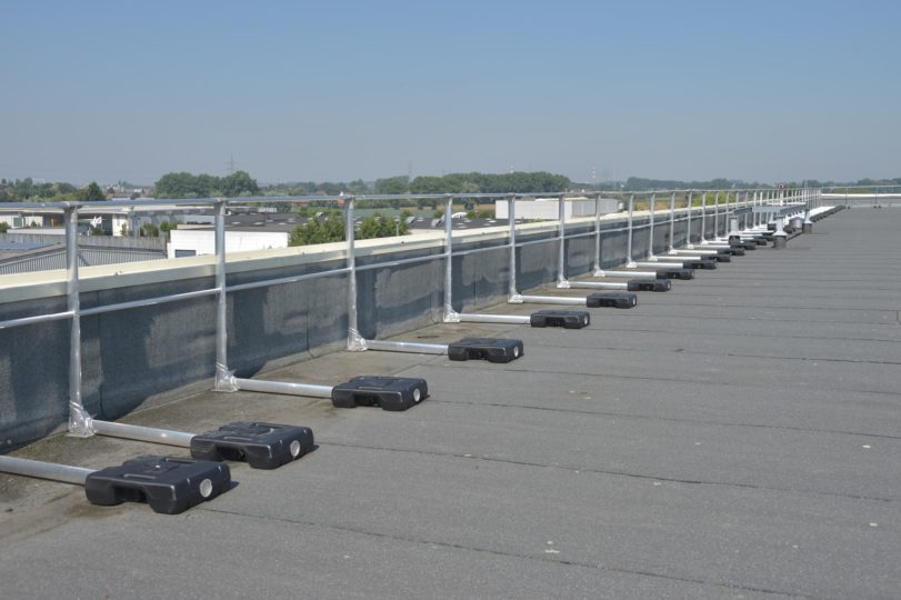 dakhekwerk als valbeveiliging op plat dak