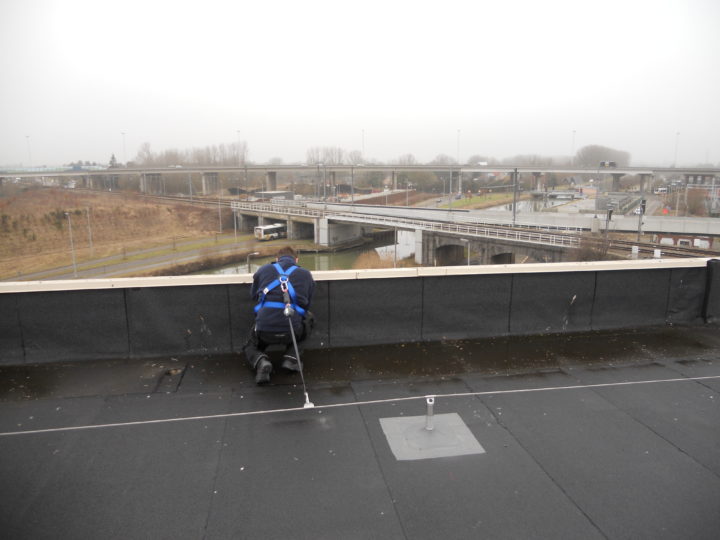 leeflijn op plat dak