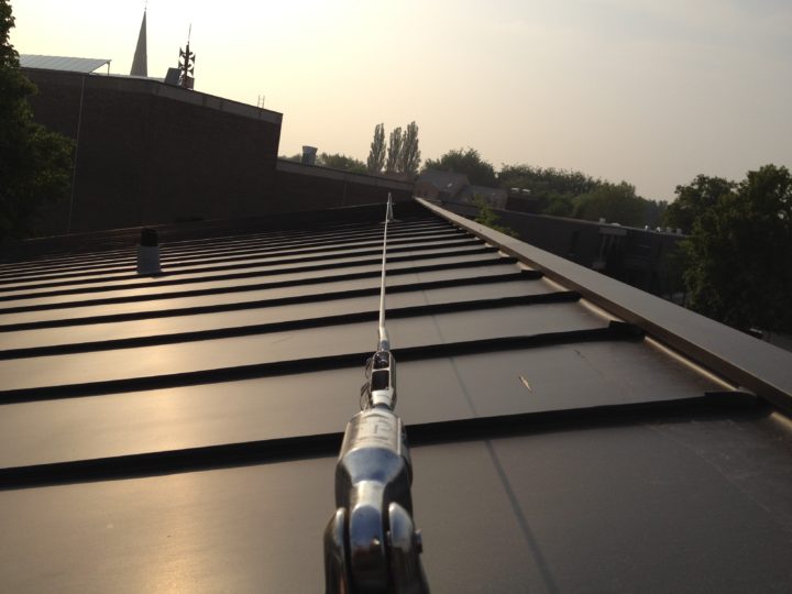 leeflijn op plat dak