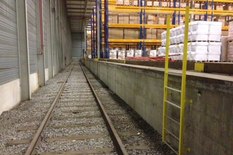 Platformen transportband Schoten
