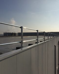 hekwerk op dak