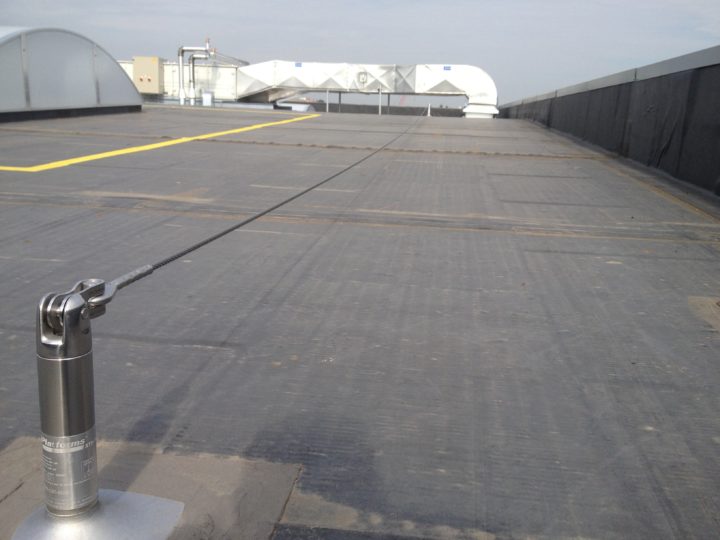 leeflijn op plat dak